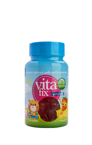 Φωτογραφία από Vitafix Multi & Probio Gummies Με 9 βιταμίνες, πρεβιοτικά, προβιοτικά & ιχνοστοιχεία.