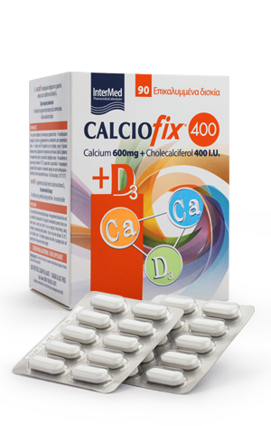 Φωτογραφία από CALCIOFIX 400 Καταπινόμενα δισκία 600mg ασβεστίου + 400IU D3.