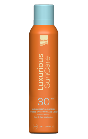 Φωτογραφία από Luxurious Suncare Antioxidant Sunscreen Invisible Spray SPF 30 Με Βιταμίνη C.