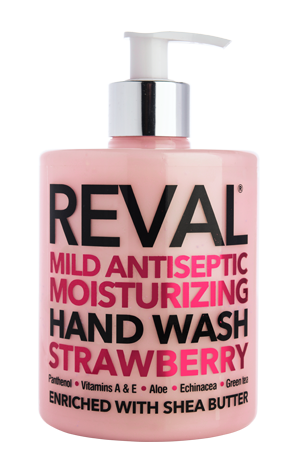 Φωτογραφία από Reval Mild Antiseptic Moisturizing Hand Wash Strawberry. Καθαρισμός και ενυδάτωση 500ml.