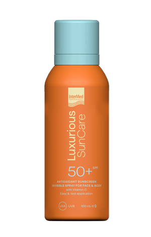 Φωτογραφία από Luxurious Suncare Antioxidant Sunscreen Invisible Spray SPF 50+, Με Βιταμίνη C.