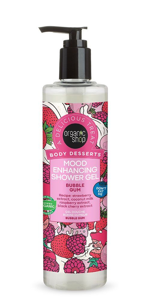 Φωτογραφία από Organic Shop Body Desserts Bubble Gum, Αναζωογονητικό Αφρόλουτρο, 280 ml.