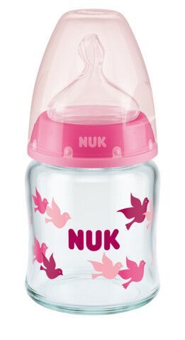 Φωτογραφία από NUK First Choice Plus Μπιμπερό Γυάλινο Σιλικόνης 120ml Temperature Control.