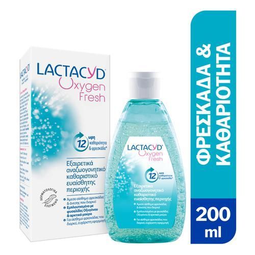 Φωτογραφία από Lactacyd Oxygen Fresh καθαριστικό ευαίσθητης περιοχής, εξαιρετικά αναζωογονητικό, 200ml