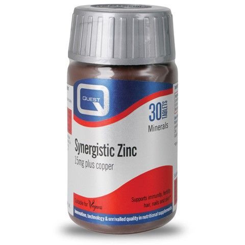 Φωτογραφία από Synergistic Zinc 15mg (30caps).