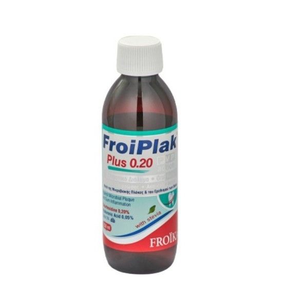 Φωτογραφία από Froika Froiplak Plus PVP Action 0,20% Mouthwash 250 ml.