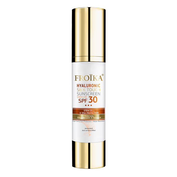 Φωτογραφία από HYALURONIC SILK TOUCH SUNSCREEN SPF 30.