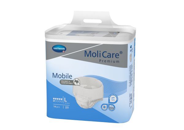 Φωτογραφία από MoliCare® Premium Mobile extra plus εσώρουχο ακράτειας ημέρας 6 σταγόνες, συσκευασία 14 τεμαχίων(large).