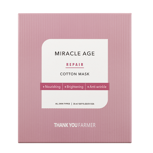 Φωτογραφία από Miracle Age Repair Cotton Mask Repair Cotton Mask 25ml.