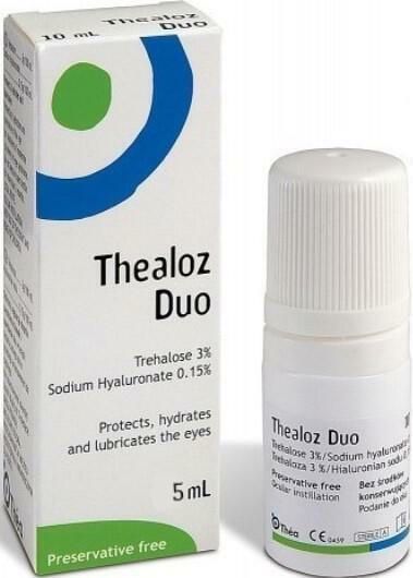 Φωτογραφία από Thea Pharma Hellas Thealoz Duo Οφθαλμικές Σταγόνες με Υαλουρονικό Οξύ για Ξηροφθαλμία 5ml.